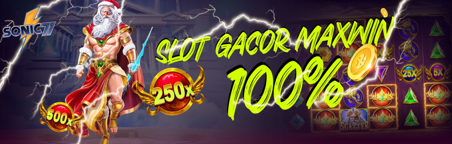 SONIC77: Platform Slot Online Terpopuler & Terpercaya 2025